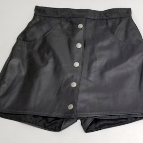 Silver Eagle Leathers Skort Sz 6 - Picture 4 of 6
